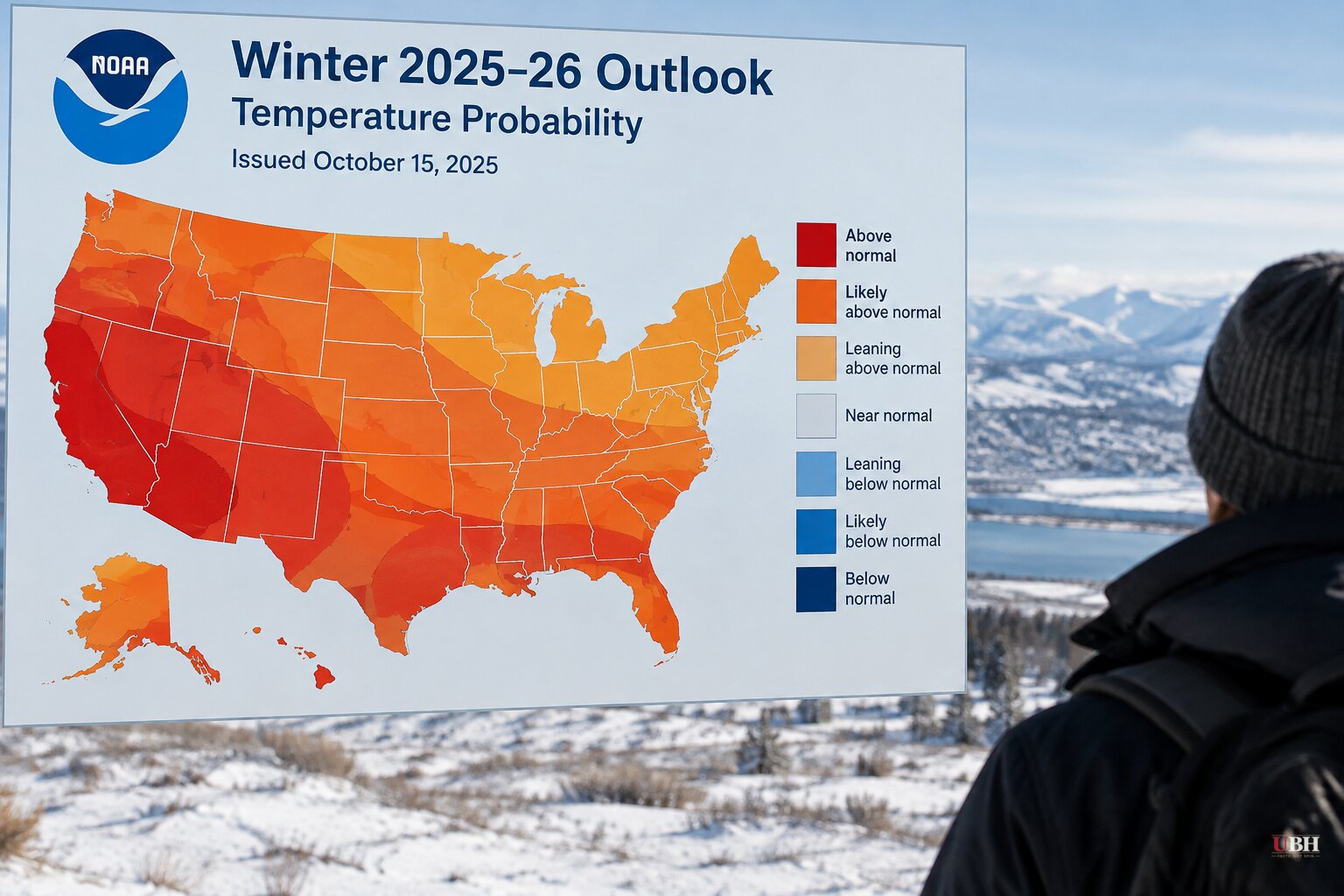 NOAA Winter Outlook Favors Warmer Weather in 41 States as Strong El Niño Pushes Storms South