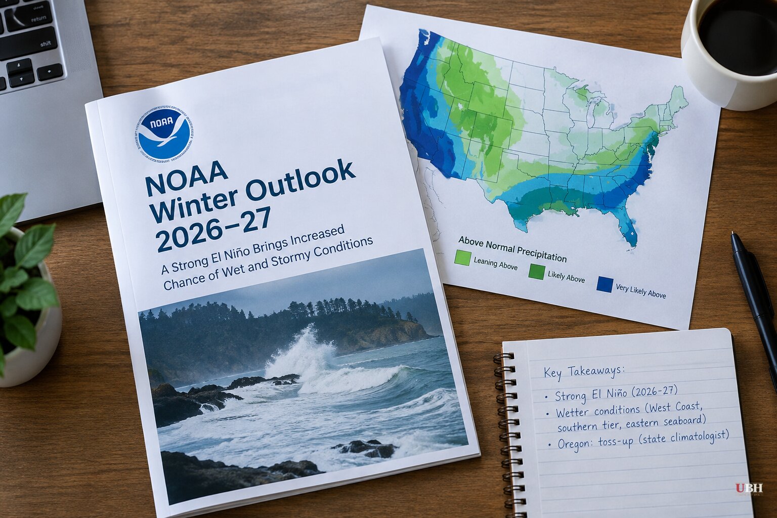NOAA's Winter Outlook Calls for Heavy Storms in the South and West Coast, While Oregon Forecasters Say Their State Is a Toss-Up