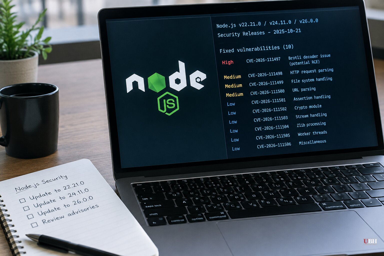 Node.js Patches 10 Flaws, Including Brotli Decoder Bug the Project Says Allows Remote Code Execution