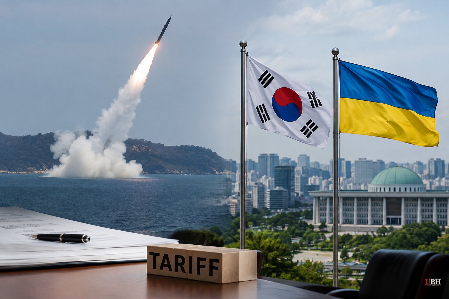 North Korea Fires Ballistic Missile Toward Sea as Seoul Also Clashes With Ukraine and Faces Trump Tariff Threat