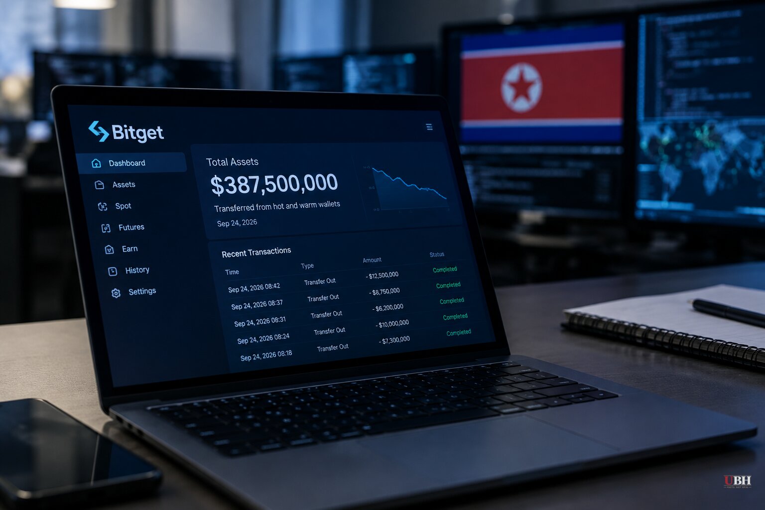 North Korean Hackers Suspected in $387.5 Million Bitget Crypto Heist, Largest Theft of 2026