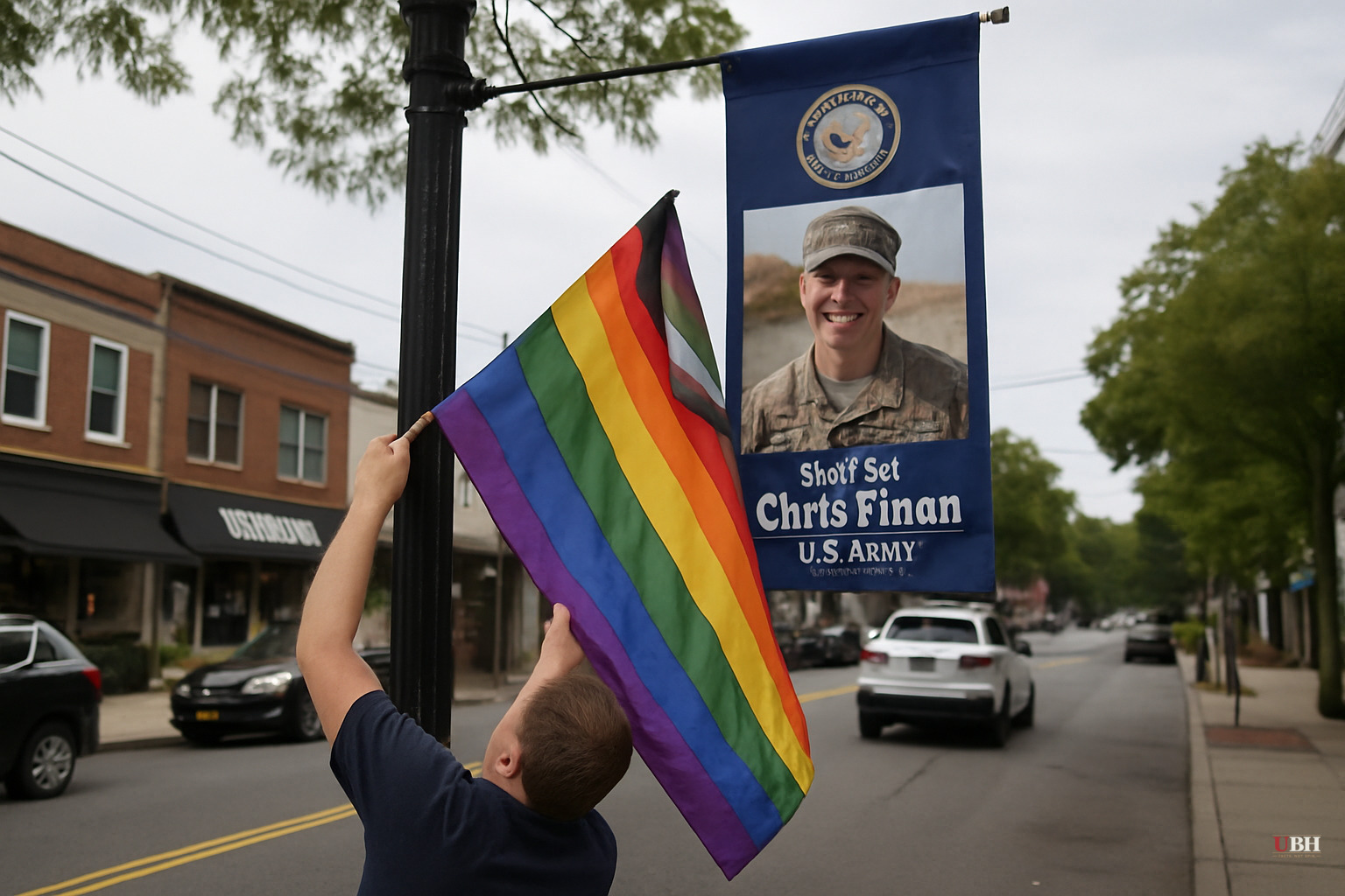 Northport, NY Removes Pride Flags After American Legion Objects to Display Near Veterans' Tribute Banners