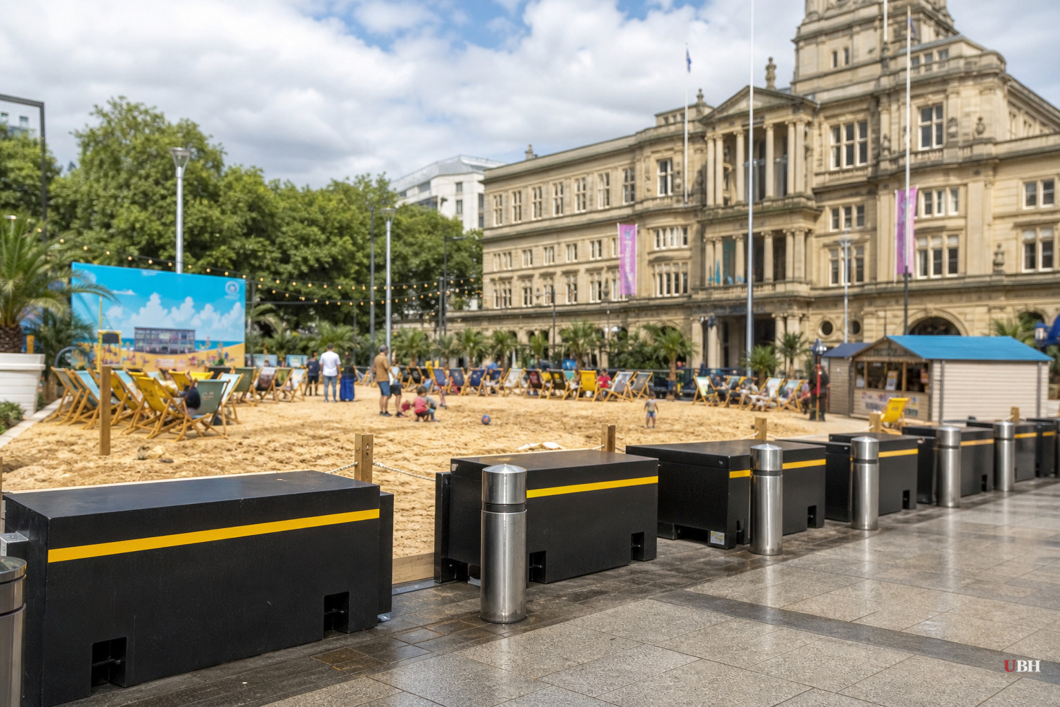 Nottingham Installs Anti-Vehicle Barriers at Summer Beach Event, Citing Counter-Terrorism Advice