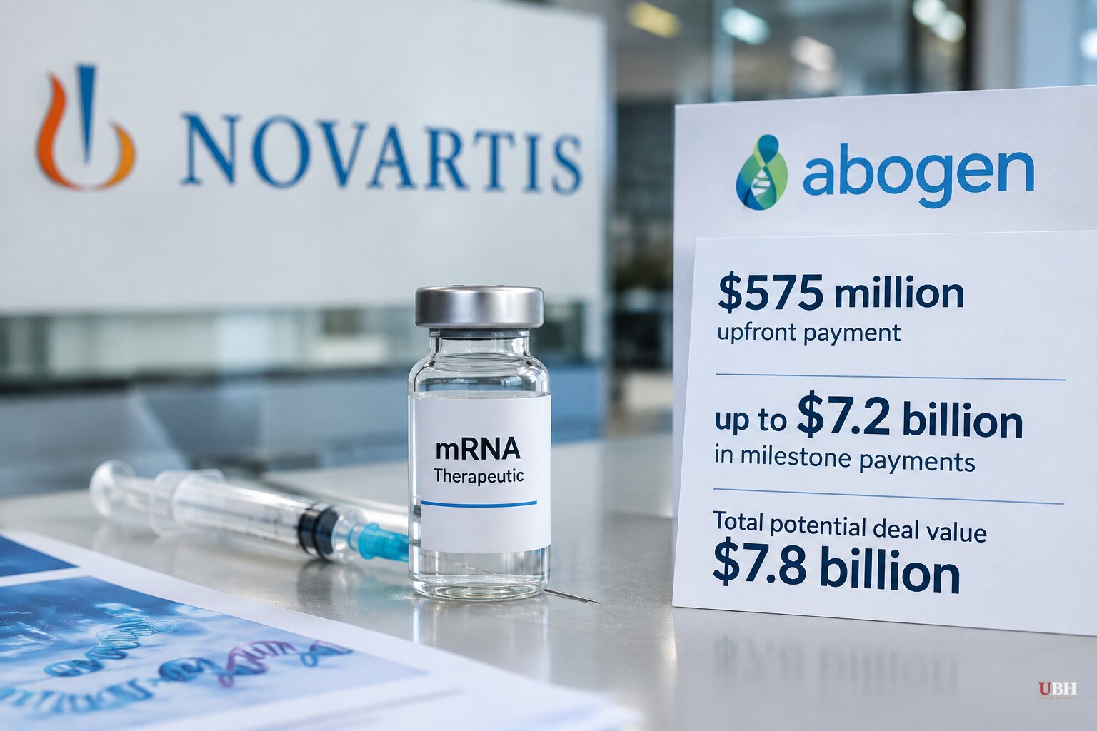 Novartis Pays Up to $7.8 Billion for Chinese mRNA Autoimmune Drug, Its Second China Biotech Deal in Days