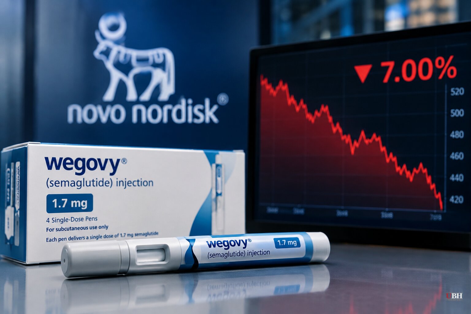 Novo Nordisk Stock Falls 7% as London Investor Day Fails to Silence Competition Fears