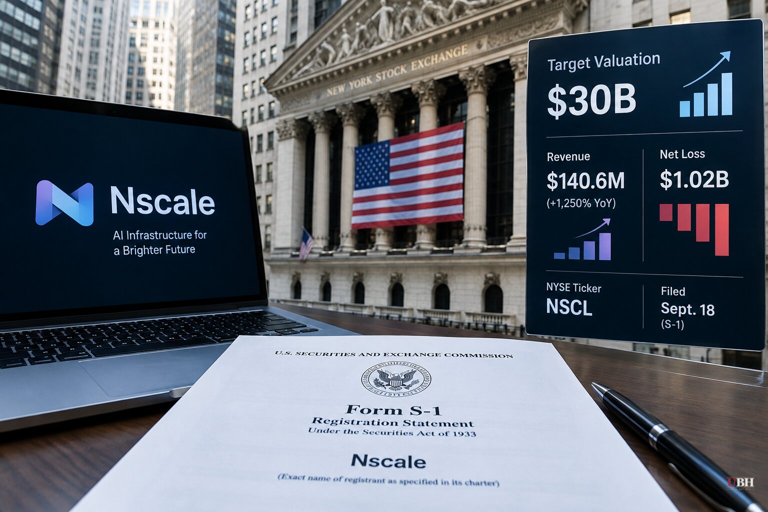 Nscale Files for NYSE IPO Targeting $30 Billion Valuation, Reports $1.02 Billion Loss on $140.6 Million Revenue