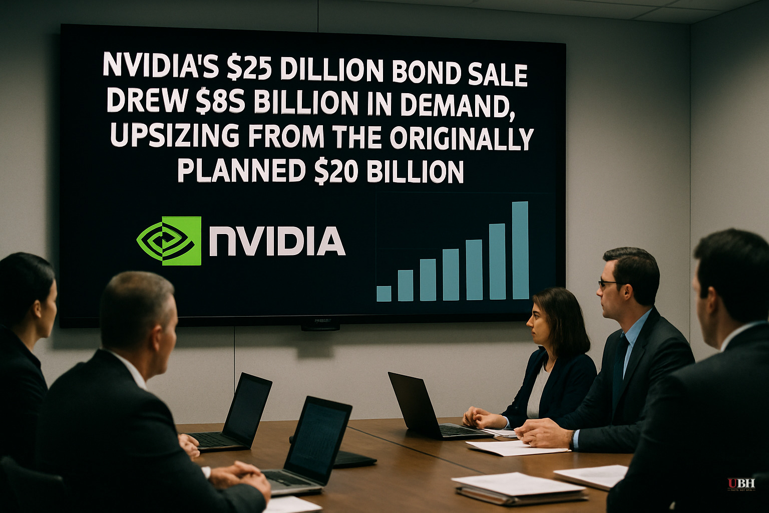 Nvidia's $25 Billion Bond Sale Drew $85 Billion in Demand, Upsizing From the Originally Planned $20 Billion