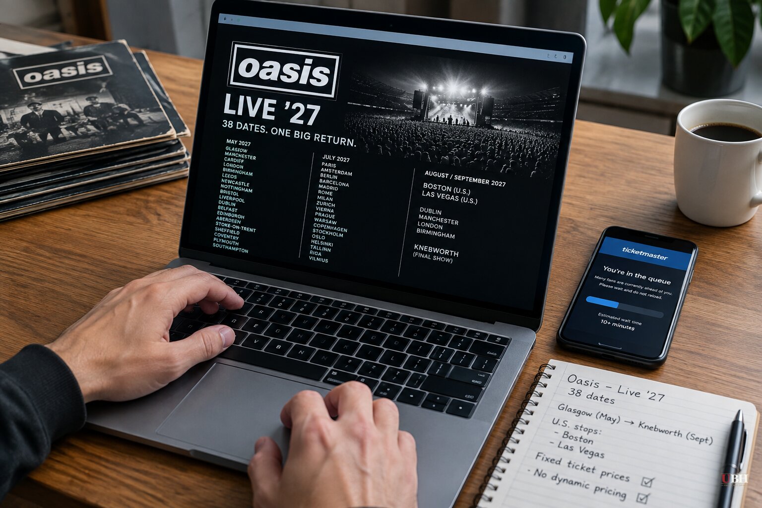 Oasis Announces 38-Date 'Live '27' Tour, Locks In Fixed Ticket Prices After 2025 Pricing Backlash