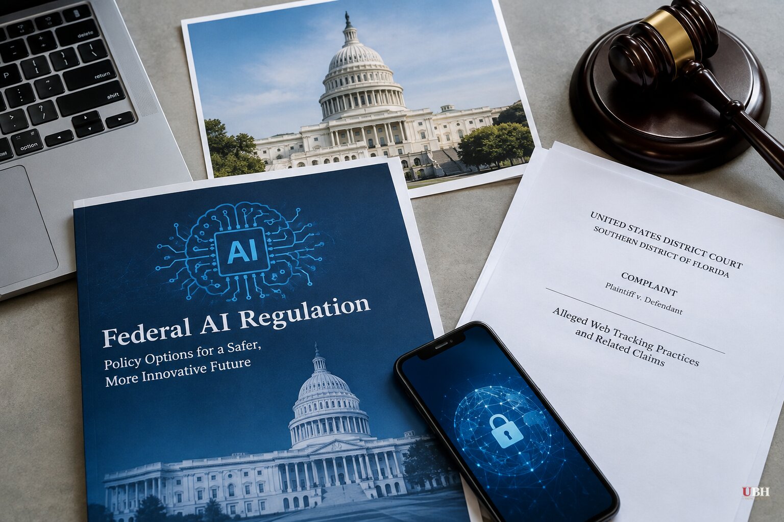 Obama Presses Democrats on AI Rules as Watchdog Group Sues Over Alleged White House Web Tracking in Old Patent Case