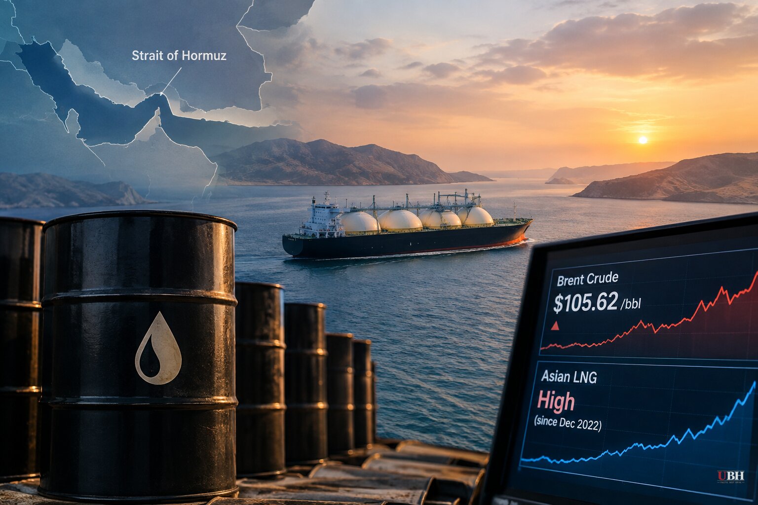Oil Nears $100 a Barrel and Asian LNG Prices Hit a 2022 High as the Iran War Reshapes Global Energy Markets