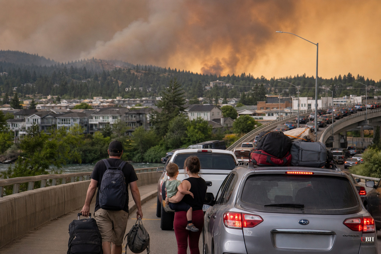 Old Trails Fire Jumps Spokane River, Thousands Ordered to Evacuate as Washington Declares Statewide Emergency