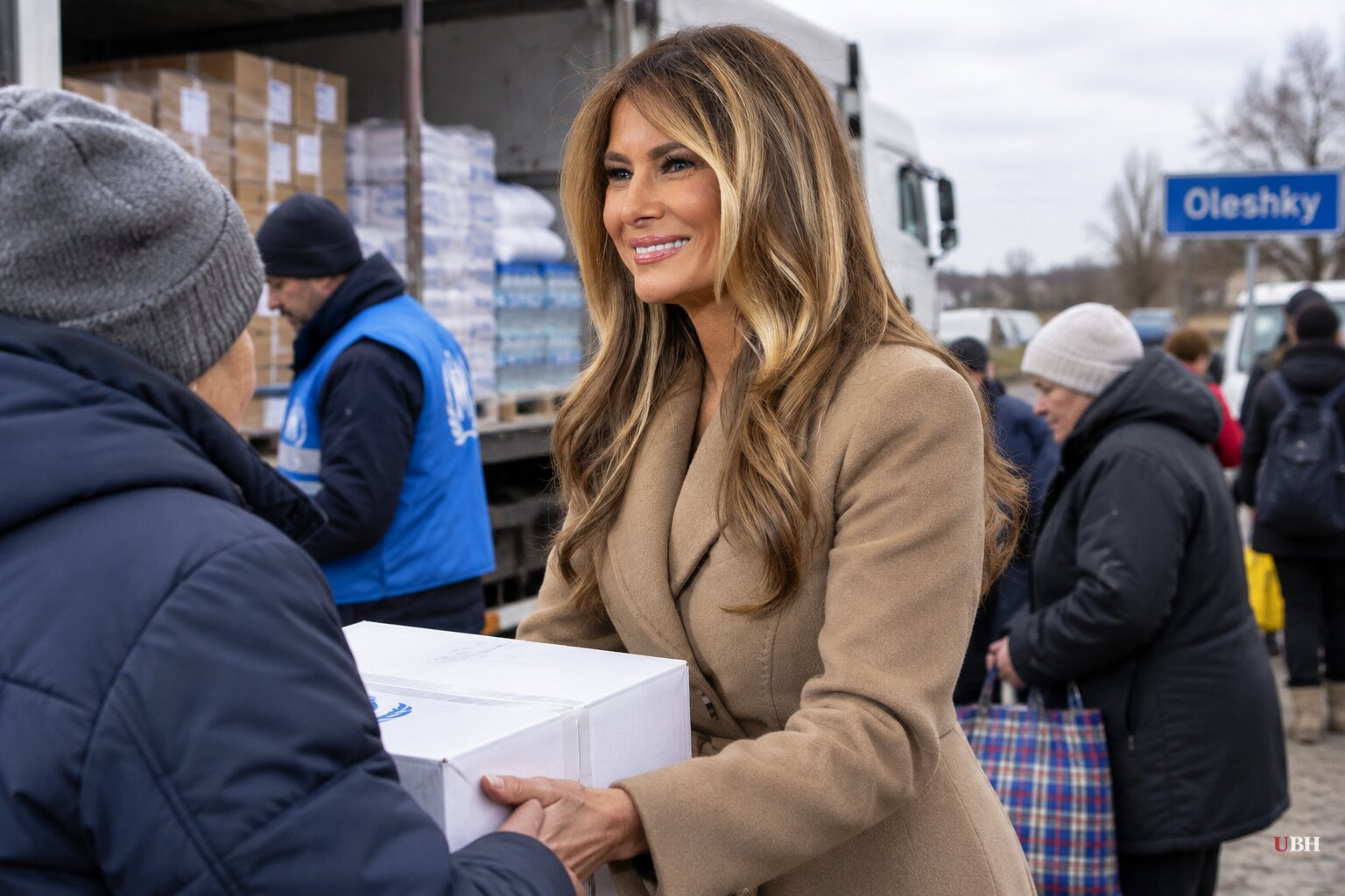 Oleshky Aid Convoy and Evacuations Expected Today, Oct. 30, as Truce Brokered With Melania Trump's Help Runs to Sunday