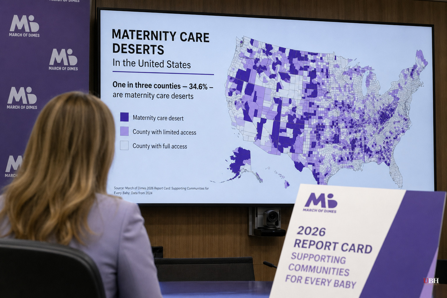 One in Three U.S. Counties Now a Maternity Care Desert, March of Dimes Finds