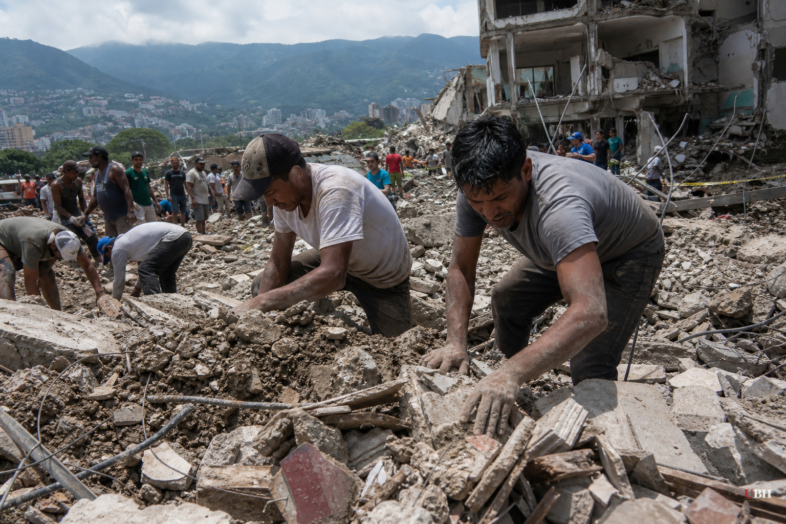 One Month After Venezuela's Earthquakes, Families Are Still Digging Bodies Out With Their Bare Hands
