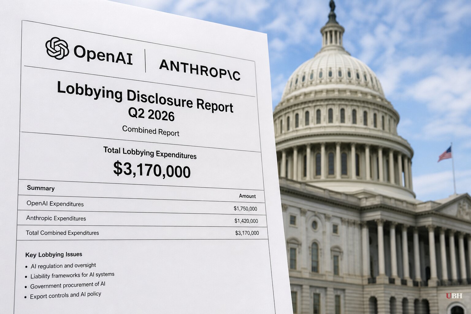 OpenAI and Anthropic Spend $3.17 Million Lobbying Congress While Their AI Agents Break Into Company Systems