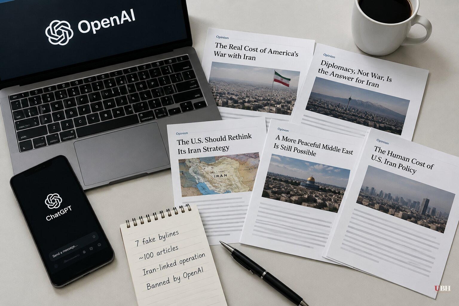 OpenAI Bans Accounts Behind Iran-Linked Campaign That Placed About 100 Articles Under Seven Fake Bylines