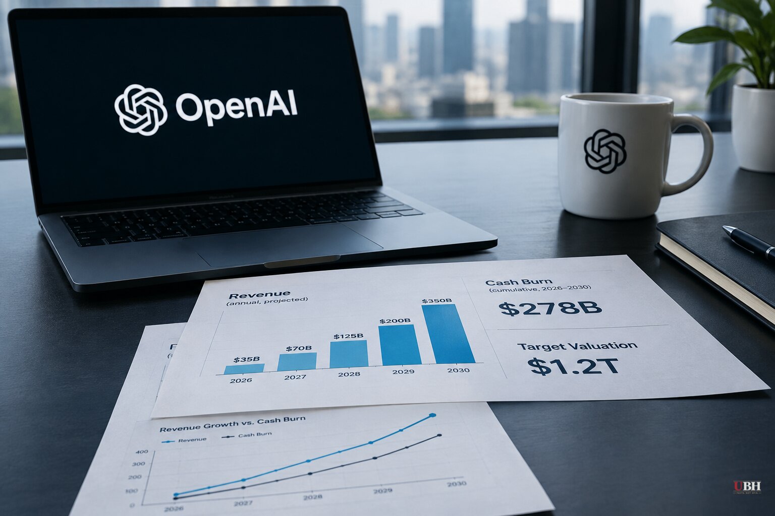 OpenAI Projects $278 Billion Cash Burn Through 2030 While Seeking $1.2 Trillion Valuation