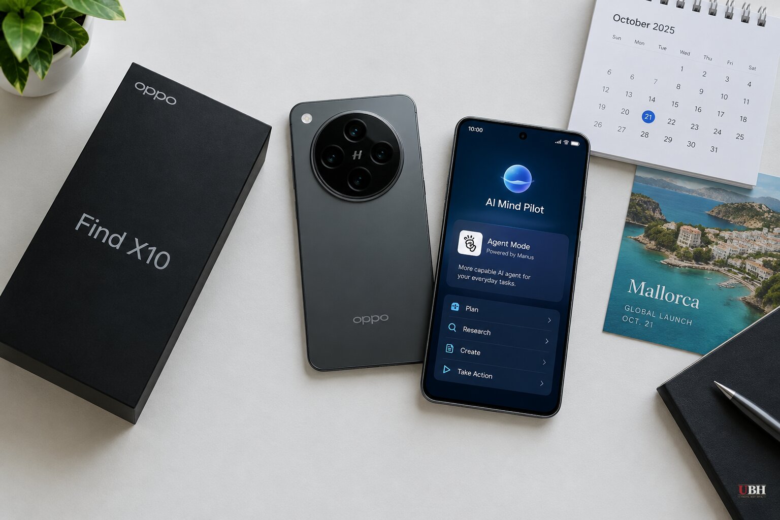 OPPO Puts Manus AI Agent in Find X10 Phones, Global Launch Set for Oct. 21