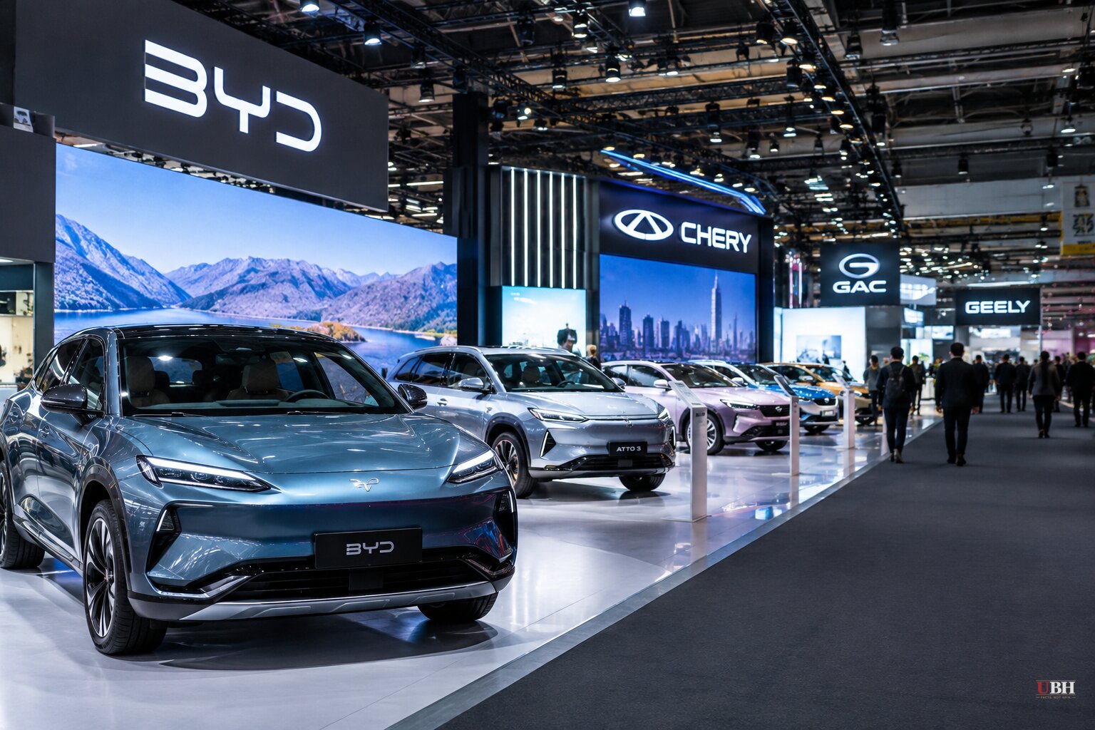 Paris Motor Show opens Monday with a record 20 Chinese brands as EU and China agree in principle to curb hybrid exports