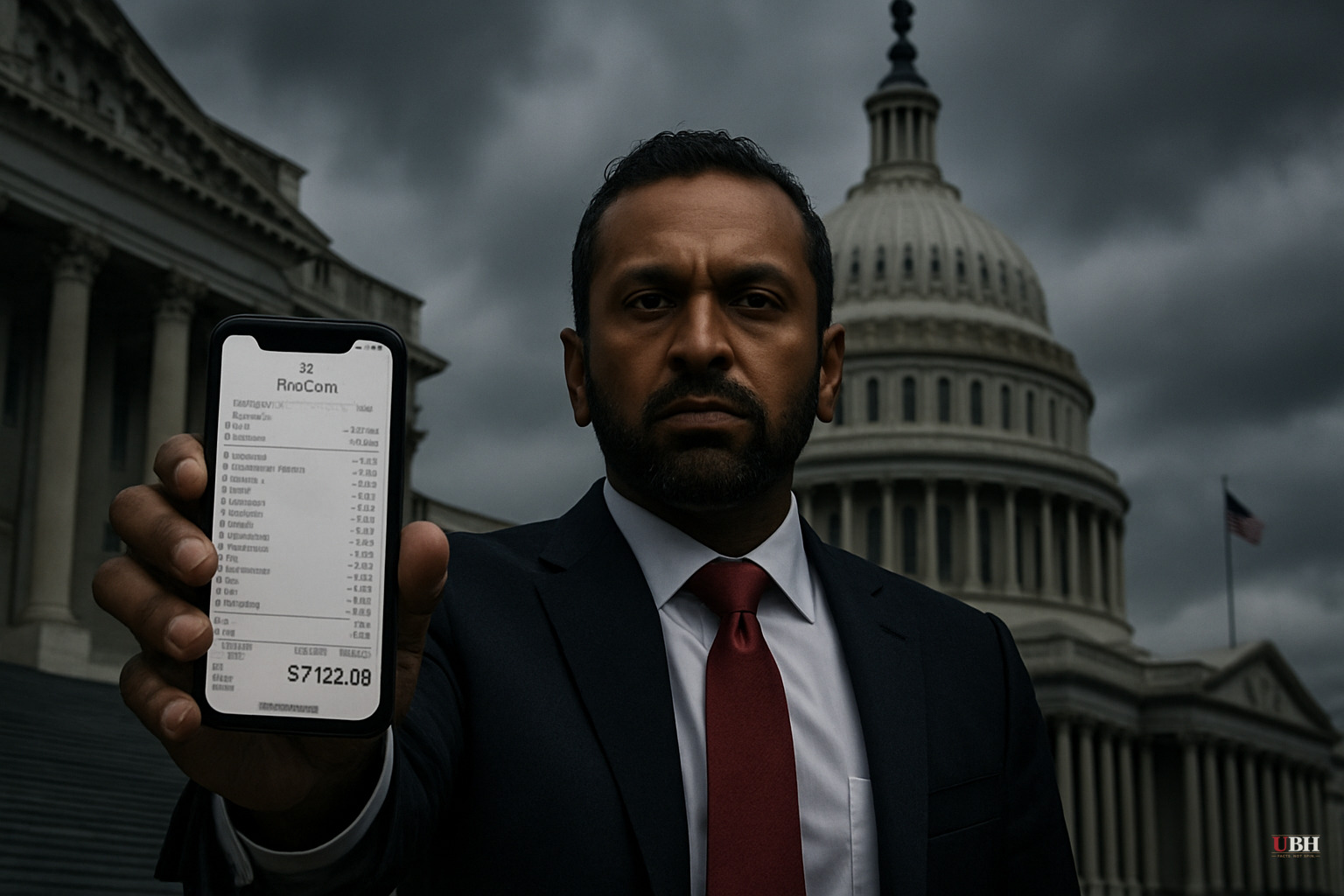 Patel Fires Back After Hearing: Posts Van Hollen's $7,128 Bar Tab on Social Media as Drinking Accusations Escalate