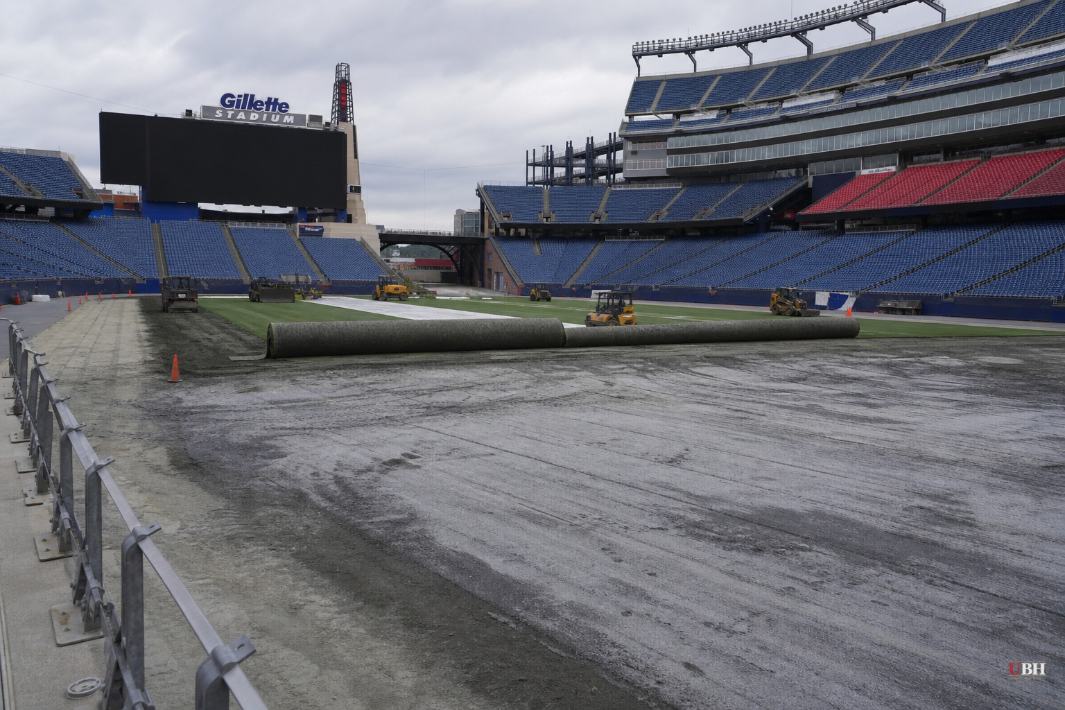Patriots Tear Out Failed Turf, Rush New Field Ahead of Thursday Preseason Opener