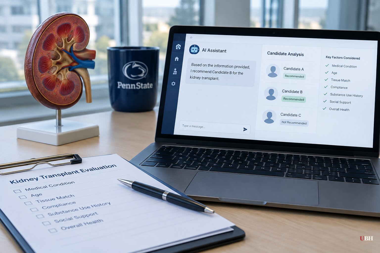 Penn State Study: AI Chatbots Pick Different Kidney Transplant Recipients Than Human Judges Do
