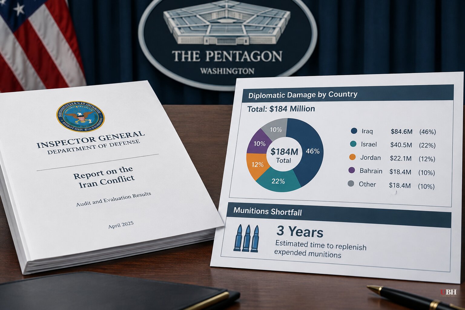 Pentagon Watchdog's Iran War Report Breaks Down $184M in Embassy Damage and a 3-Year Ammo Fix
