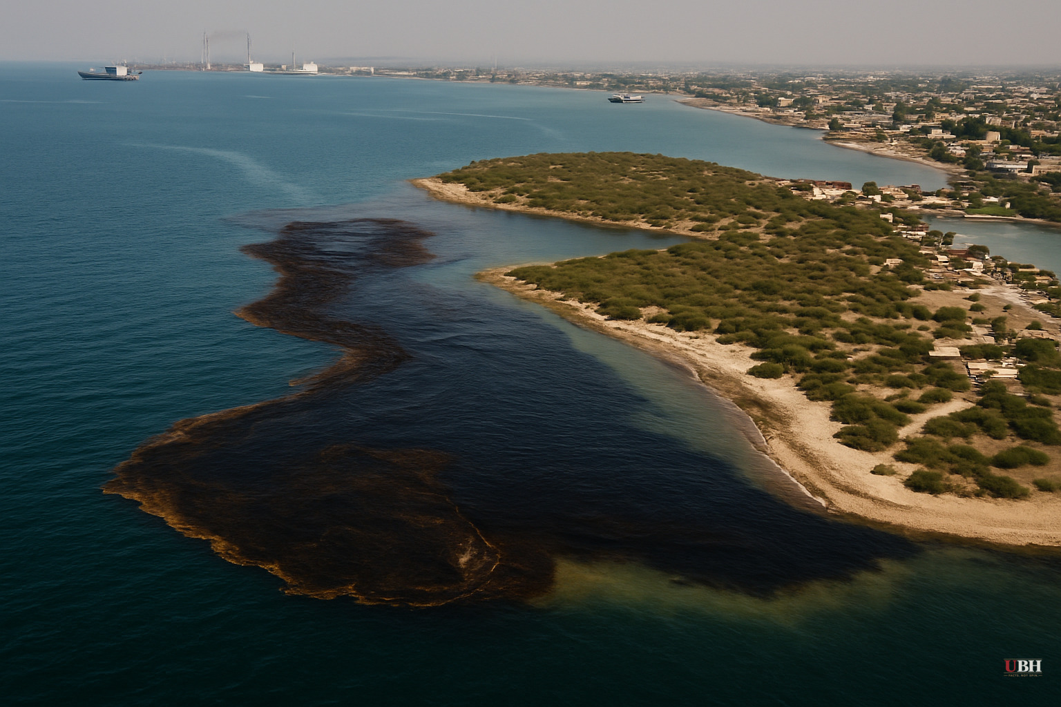 Persian Gulf Oil Spills from Iran War Now Visible from Space — Protected Wildlife Island Hit, Coastal Communities at Risk