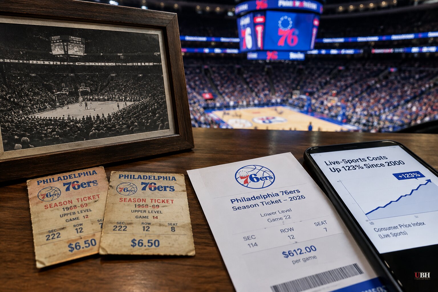 Philadelphia Family Ends 58 Years of Sixers Season Tickets as Live-Sports Costs Rise 123% Since 2000