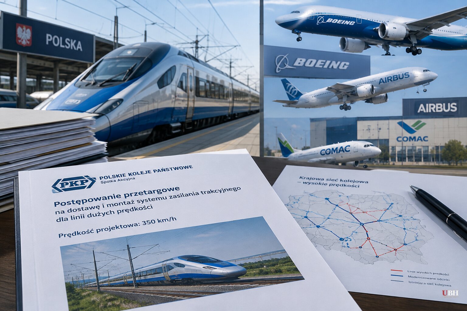 Poland Bets Billions on Rail Power Never Used in 89 Years as Boeing and Airbus Fight Strikes and China's COMAC Closes In