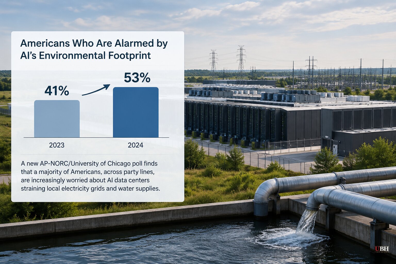 Poll: 53% of Americans Now Say They're Alarmed by AI's Environmental Footprint, Up From 41%
