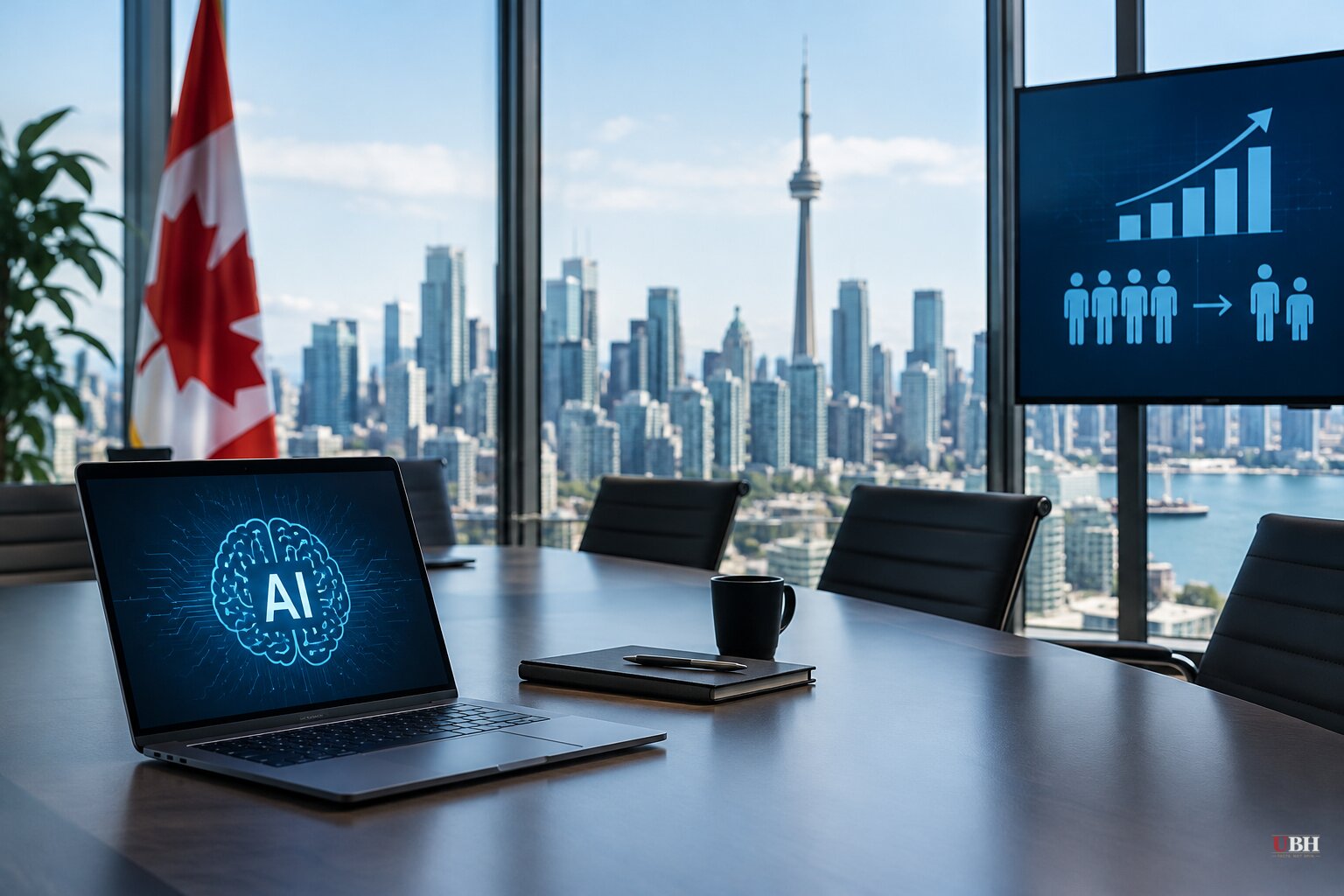 Poll of 50 Canadian CEOs: 46% Expect AI to Let Companies Grow With Fewer Workers