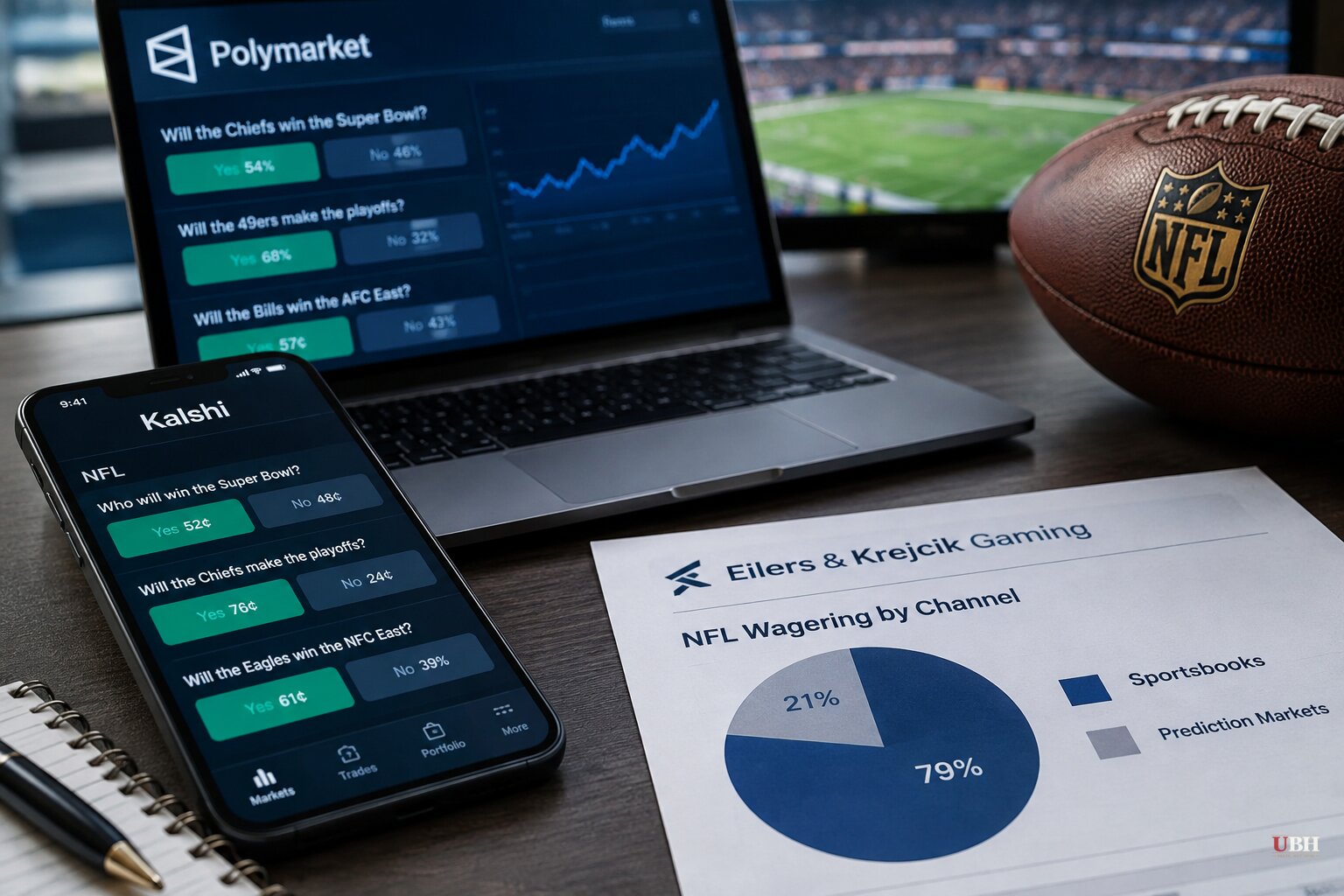 Prediction Markets Say They're Pulling Bettors From Sportsbooks, But Actual Wagering Data Tells a Different Story