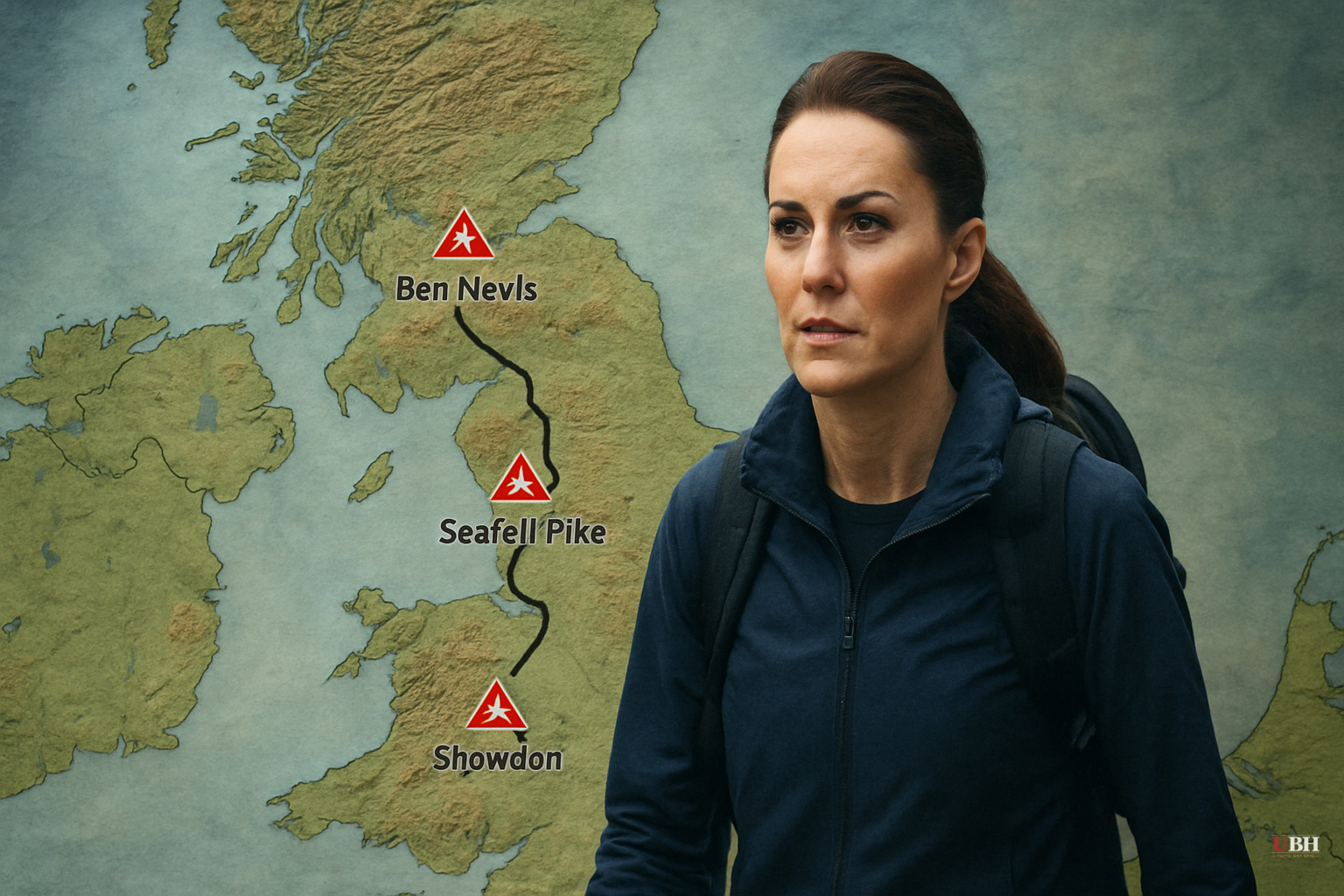 Princess of Wales Completes Three Peaks Challenge Solo, Raises Funds for Cancer Charity