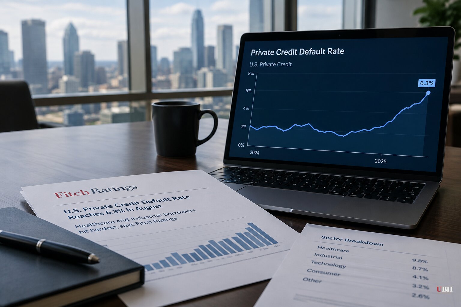 Private Credit Defaults Hit Record 6.3% in August, According to Fitch Ratings