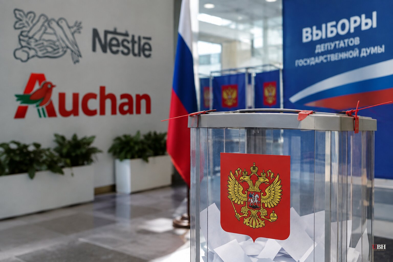Putin Seizes Nestle and Auchan's Russian Assets as Kremlin Holds a Preordained Wartime Election