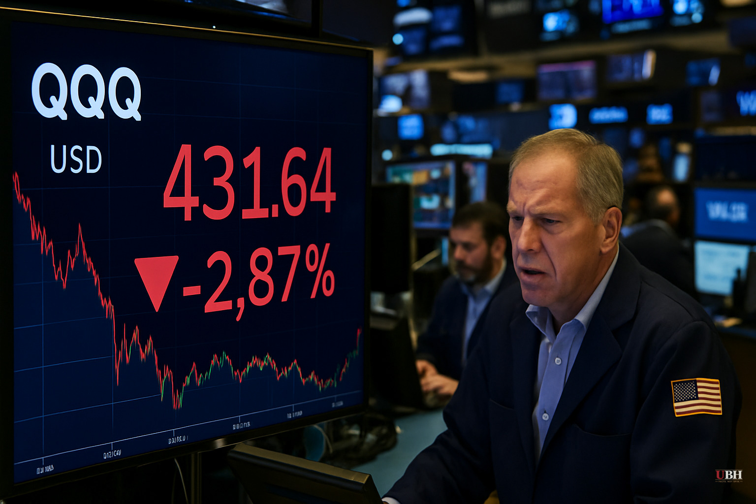 QQQ Gaps Down More Than 2% Near All-Time Highs, a Setup That Has Preceded Further Losses Every Prior Time