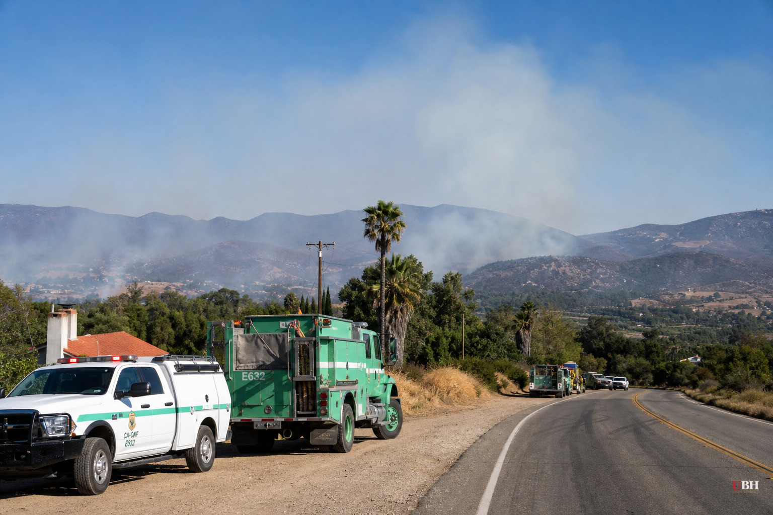 Rainbow Fire Burns 50 Acres in San Diego County, Forces Evacuations Near Fallbrook