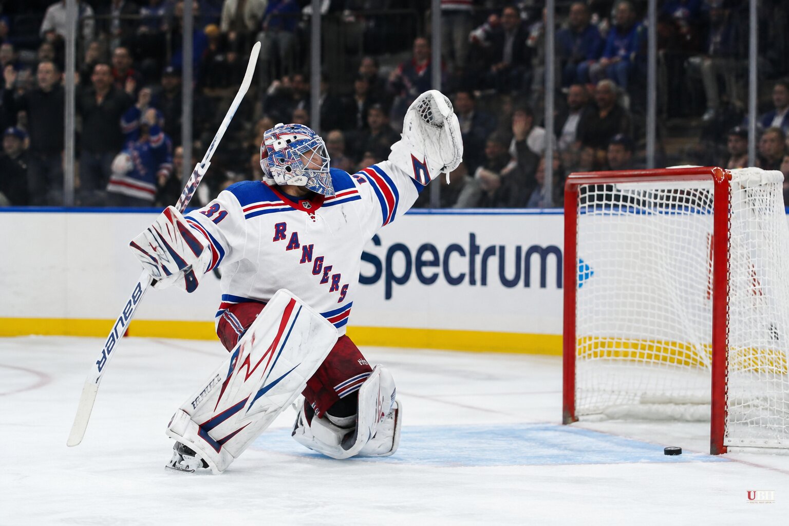 Rangers Goalie Igor Shesterkin Scores First Goal in Franchise History, Becomes 18th NHL Netminder to Do It