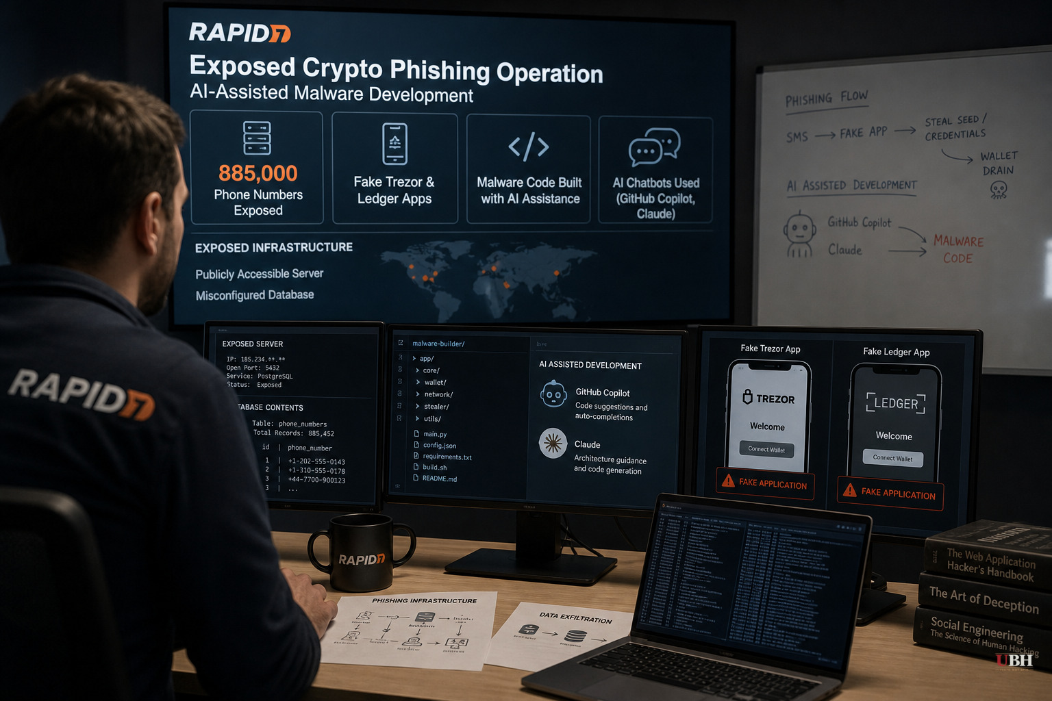 Rapid7 Finds Crypto Phishing Ring That Used AI Chatbots to Build Its Own Malware
