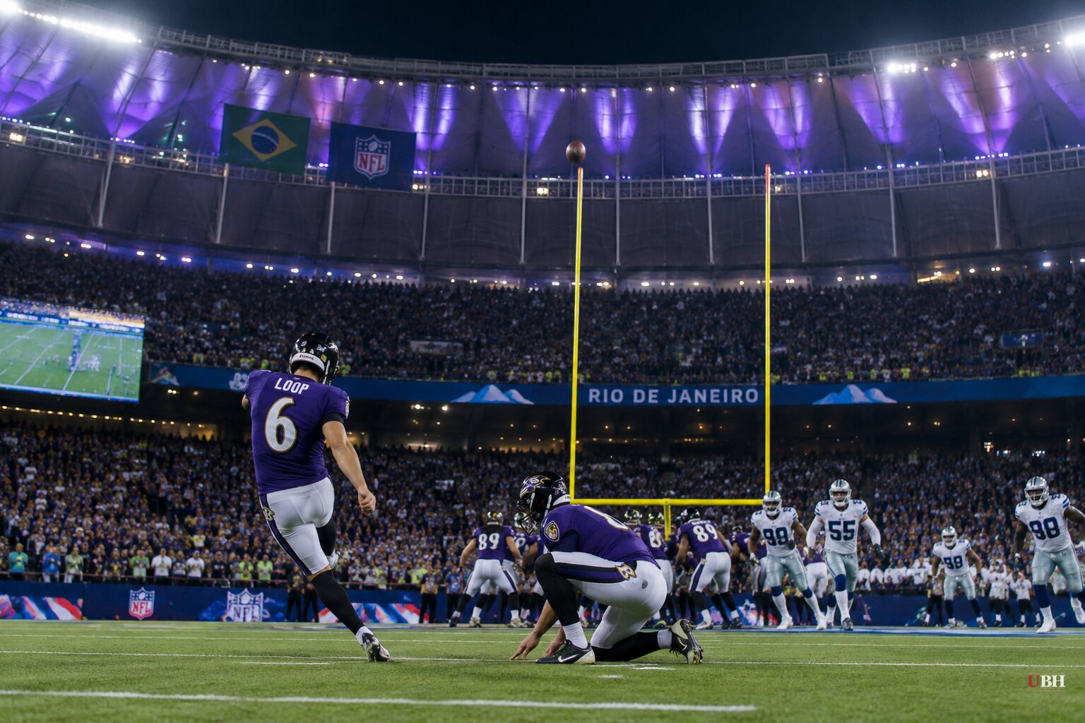 Ravens Beat Cowboys 34-31 in Rio on Last-Second Field Goal, Henry Passes Marcus Allen for Third on TD List