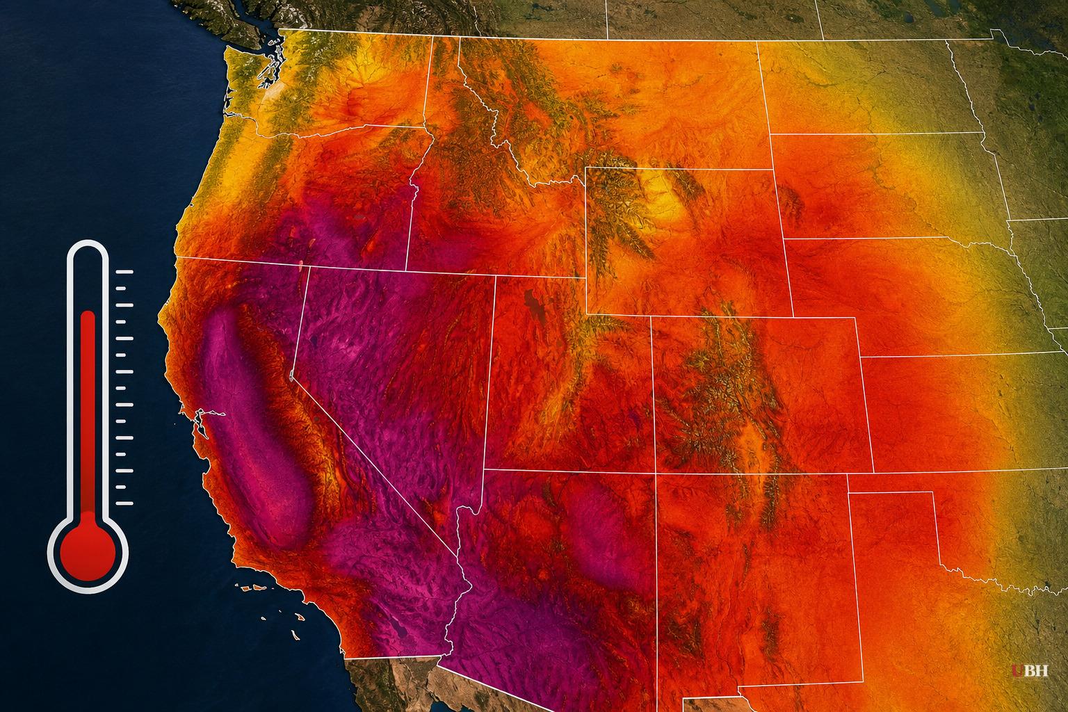 Record Heat Wave Hits Western US, Fire Officials Warn of Elevated Wildfire Risk
