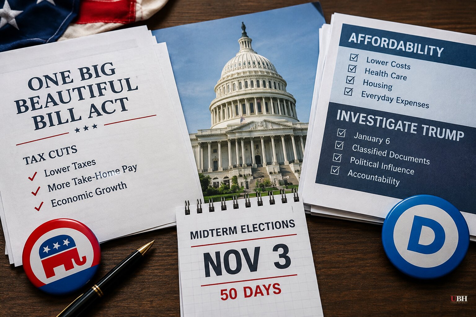 Republicans Tout Tax Cuts, Democrats Tout Trump Probes: Congress Can't Agree on a Midterm Message