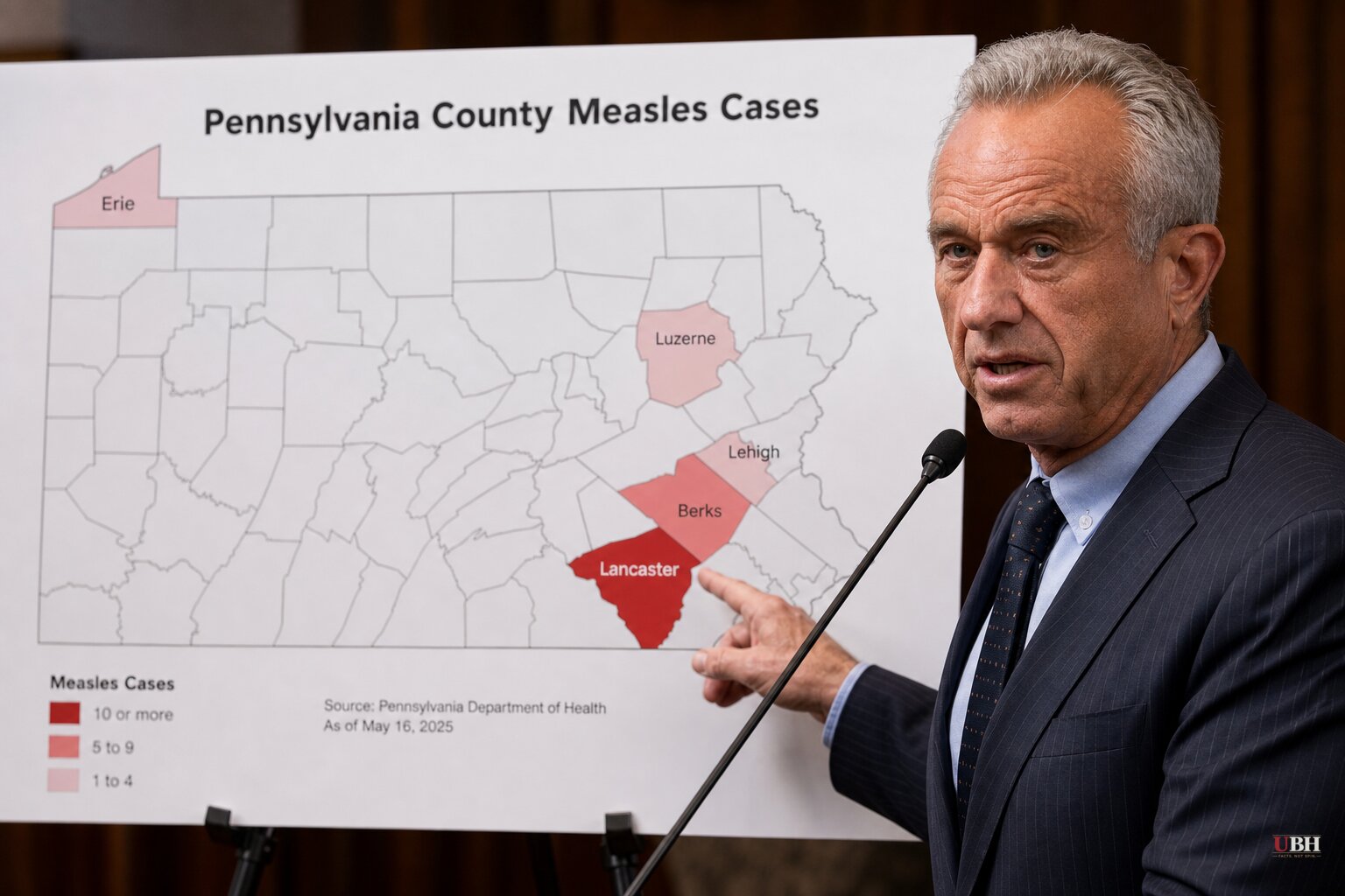 RFK Jr. Calls Pennsylvania's Two Measles Deaths 'So-Called,' Accuses State of Possible Fabrication