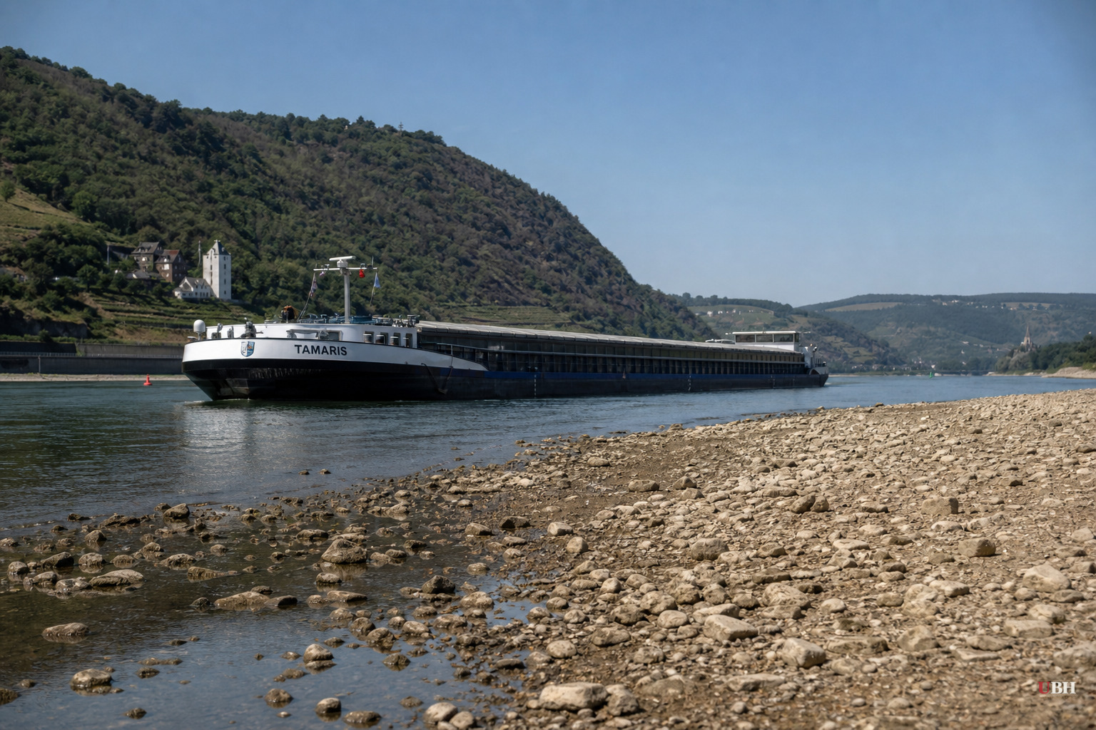 Rhine River Hits Record-Low Water Levels, Squeezing German Steel, Chemical and Energy Output