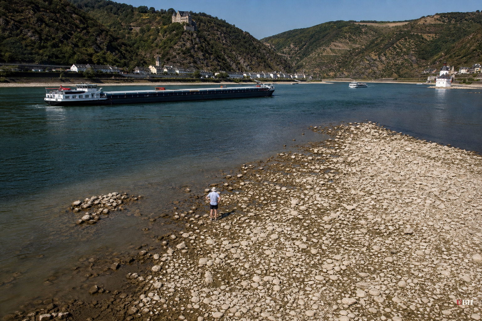 Rhine Water Level Nears Record Low, Threatening Germany's Industrial Supply Chains