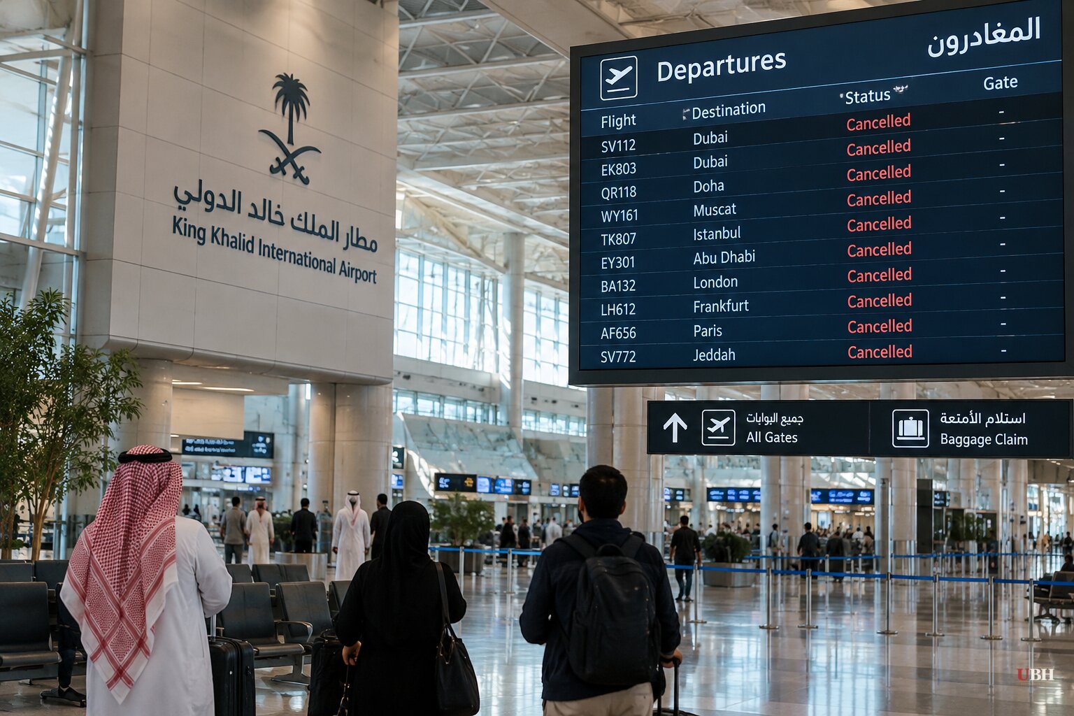 Riyadh Airport Struck Again, Flights Suspended and Several Injured, Saudi Aviation Authority Says