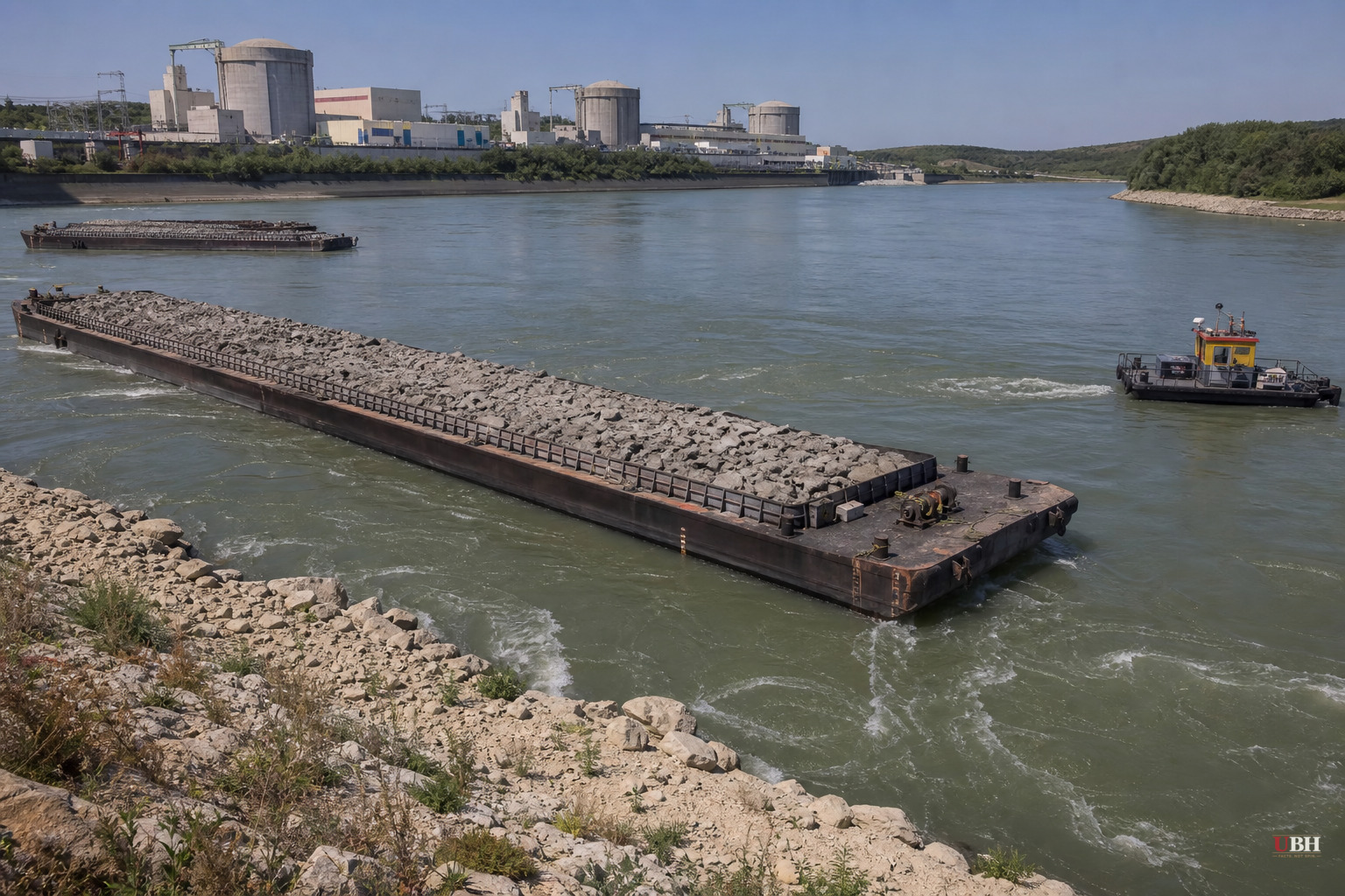 Romania Sinks Barges in the Danube to Buy Its Nuclear Plant Nine More Days of Cooling Water