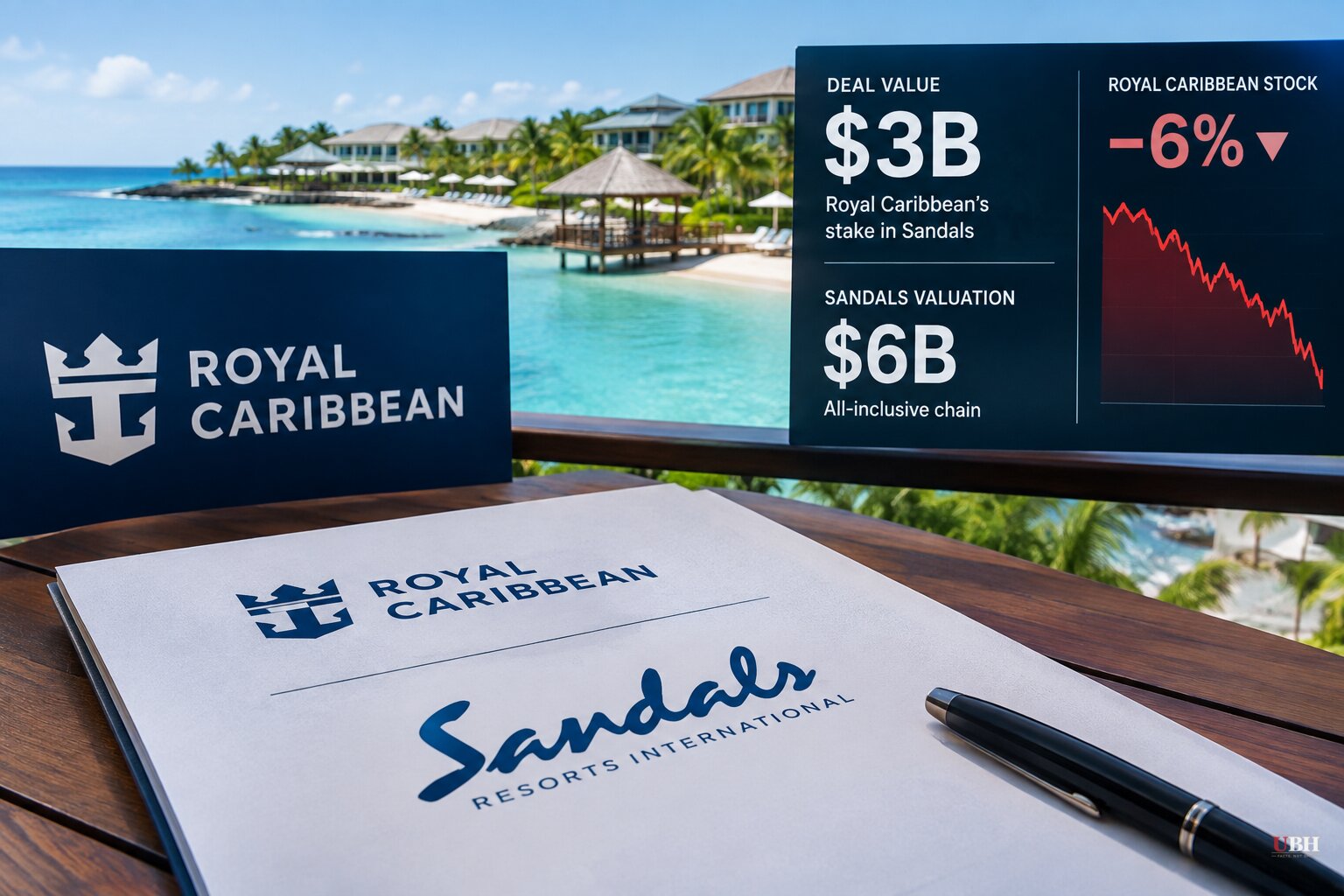 Royal Caribbean Nears $3 Billion Deal for Stake in Sandals Resorts, Stock Drops 6%