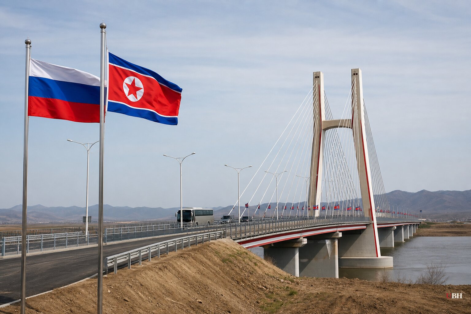 Russia and North Korea Open First Road Bridge Across the Tumen River
